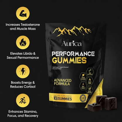 Aurica Shilajit Gummies for Men