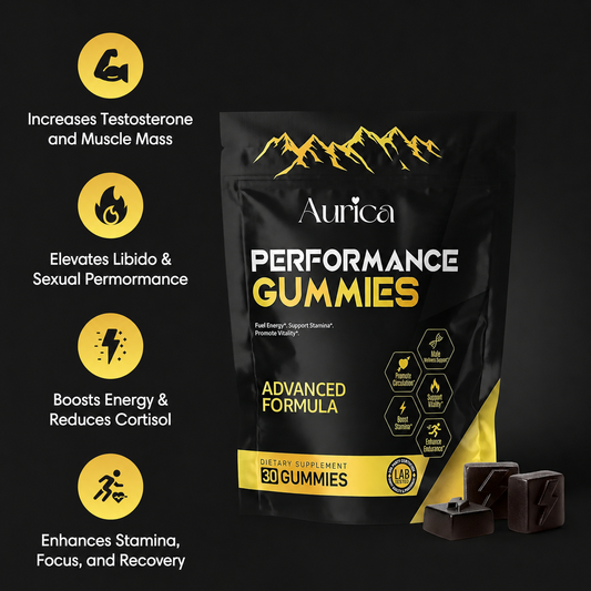 Aurica Shilajit Gummies for Men